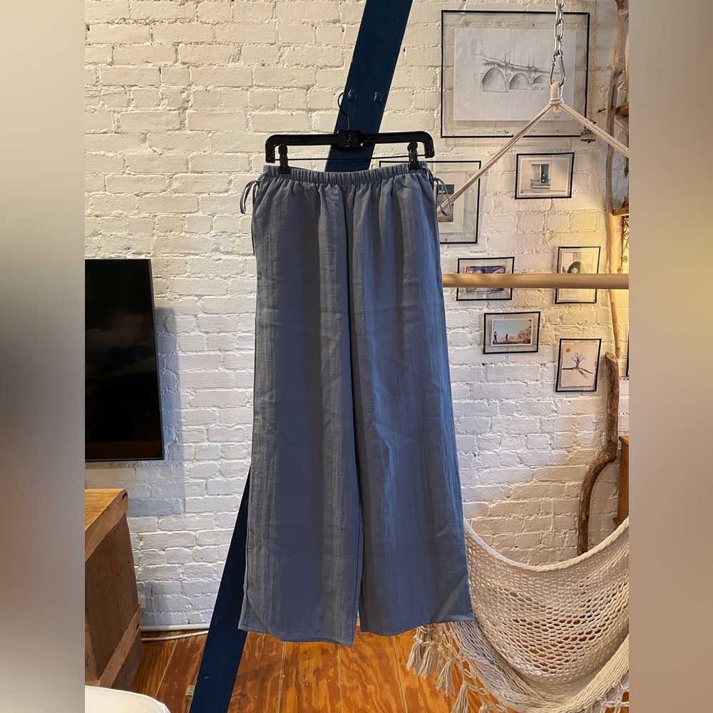 NWT Zara drawstring wide leg pants